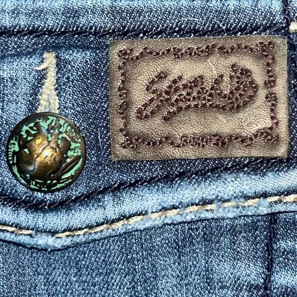 Stitch's Women's Boot Cut Jeans - Blue - Picture 7 of 11